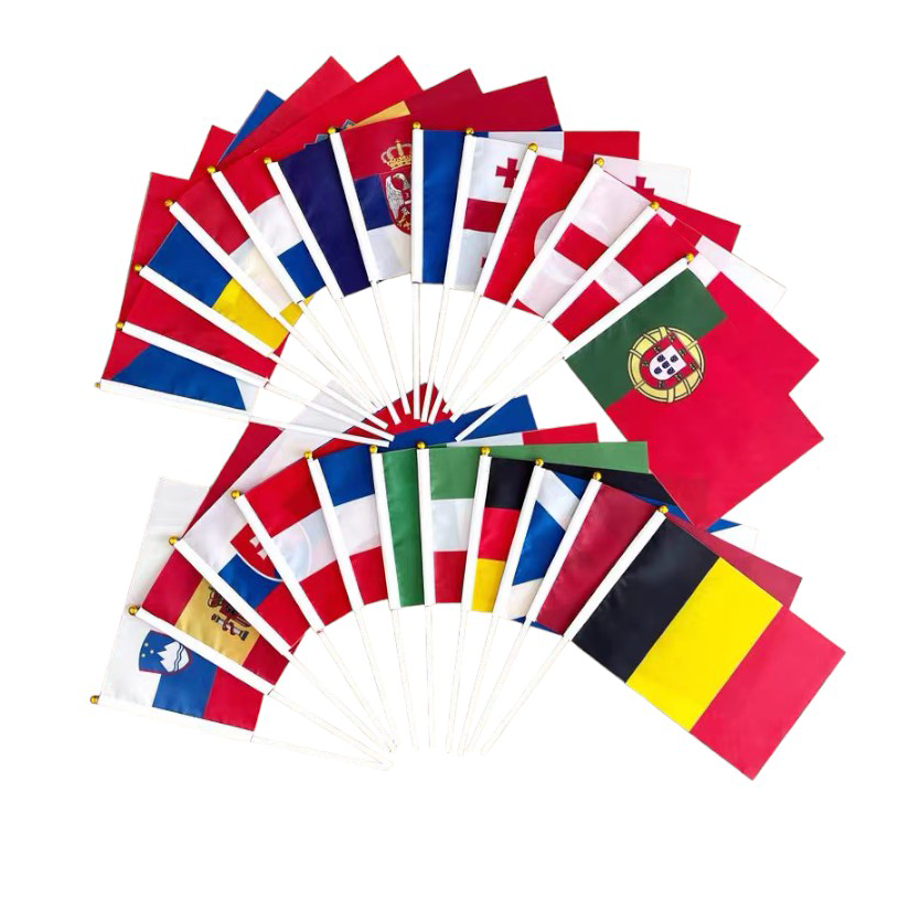 Euro 2024 Hand Country Flags
