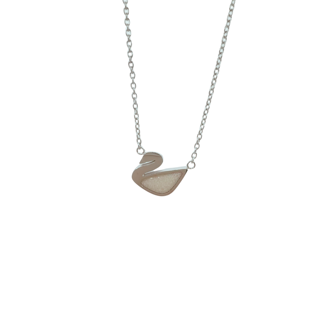 Swan Charm Necklace
