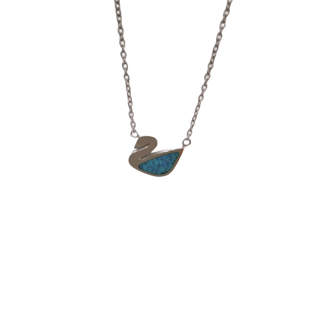 Swan Charm Necklace