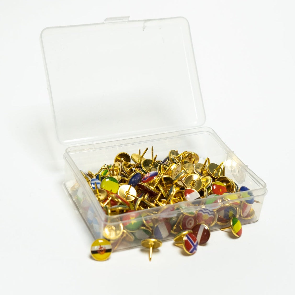 All flag countries pins for world map