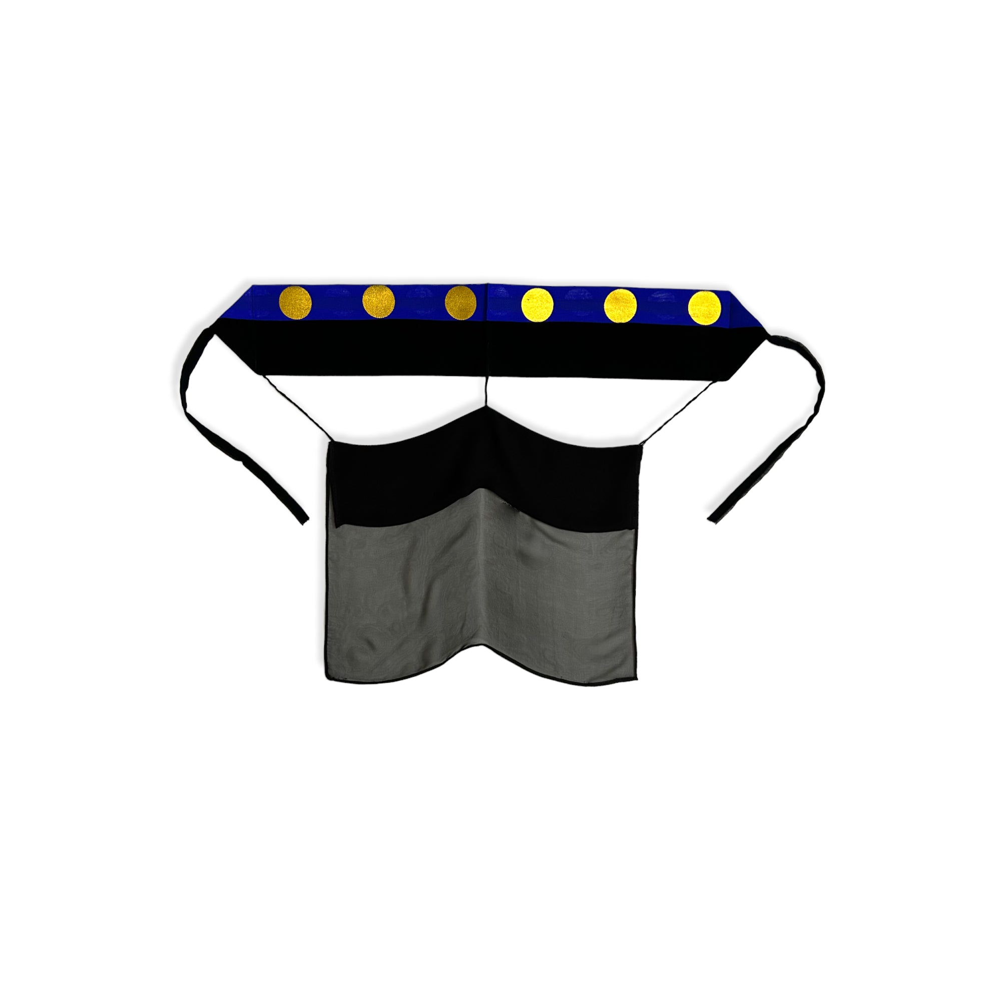 Polka-Dot Traditional Pattern Patch Work Face Veil Burqa (Big Circles)