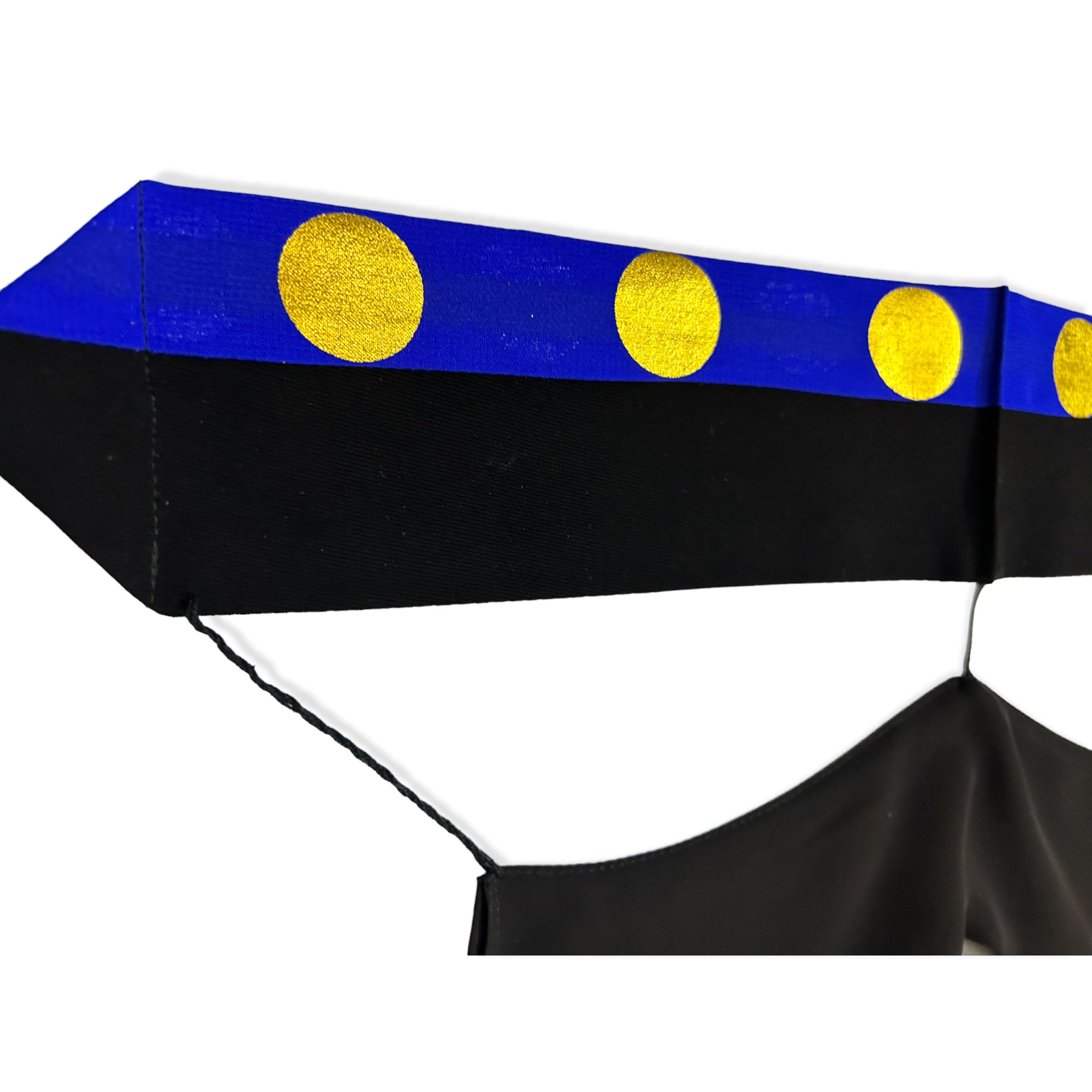 Polka-Dot Traditional Pattern Patch Work Face Veil Burqa (Big Circles)