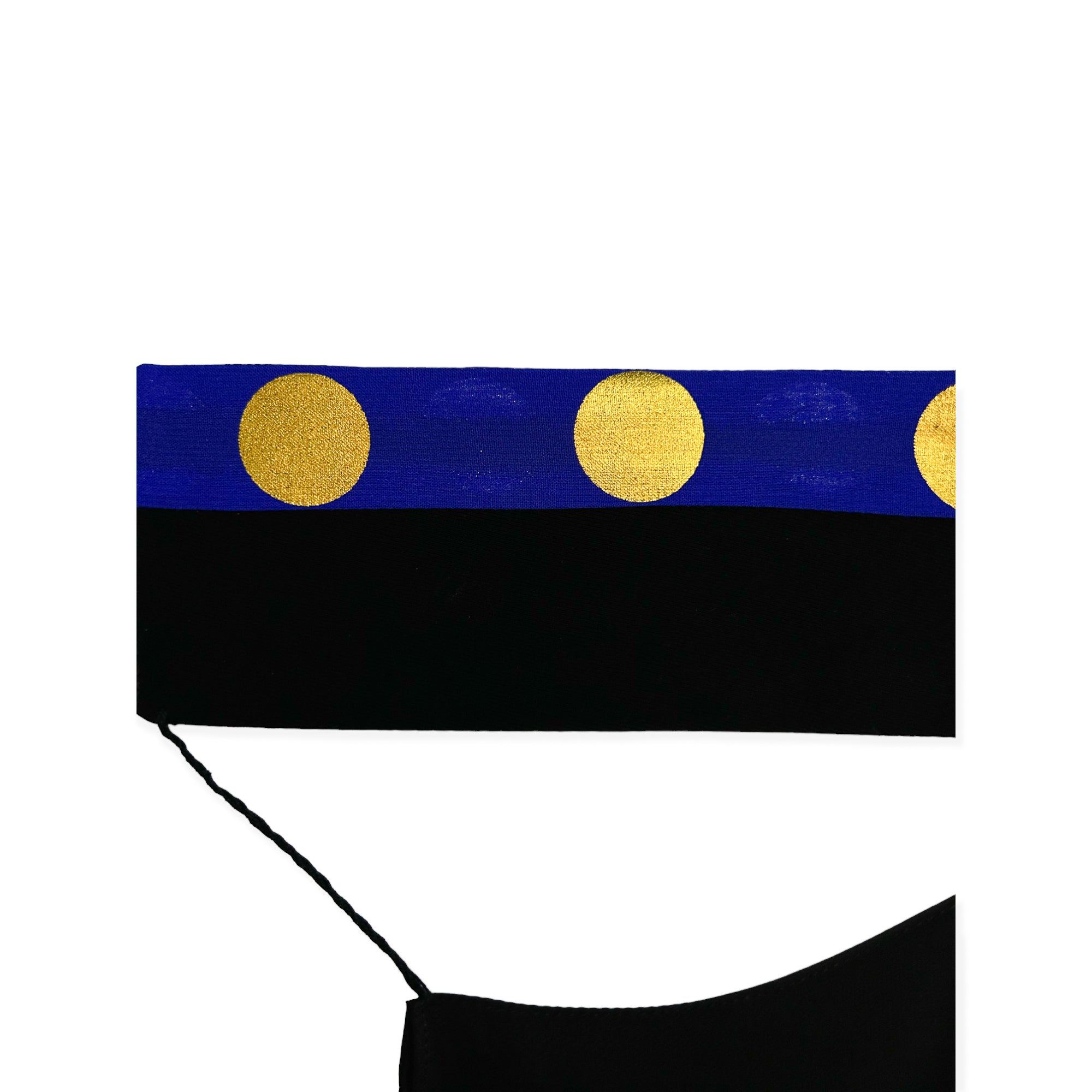 Polka-Dot Traditional Pattern Patch Work Face Veil Burqa (Big Circles)