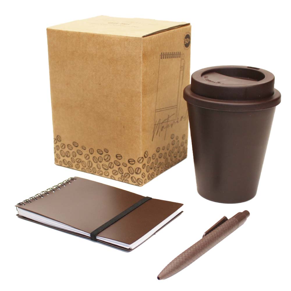 Coffee Gift Sets with Cup, Notepad, and Pen