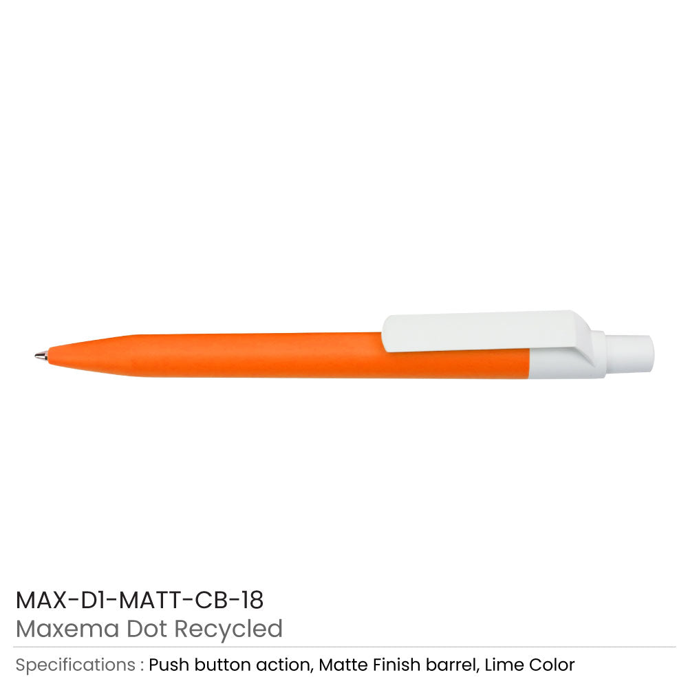 MATT Pens with White Clip