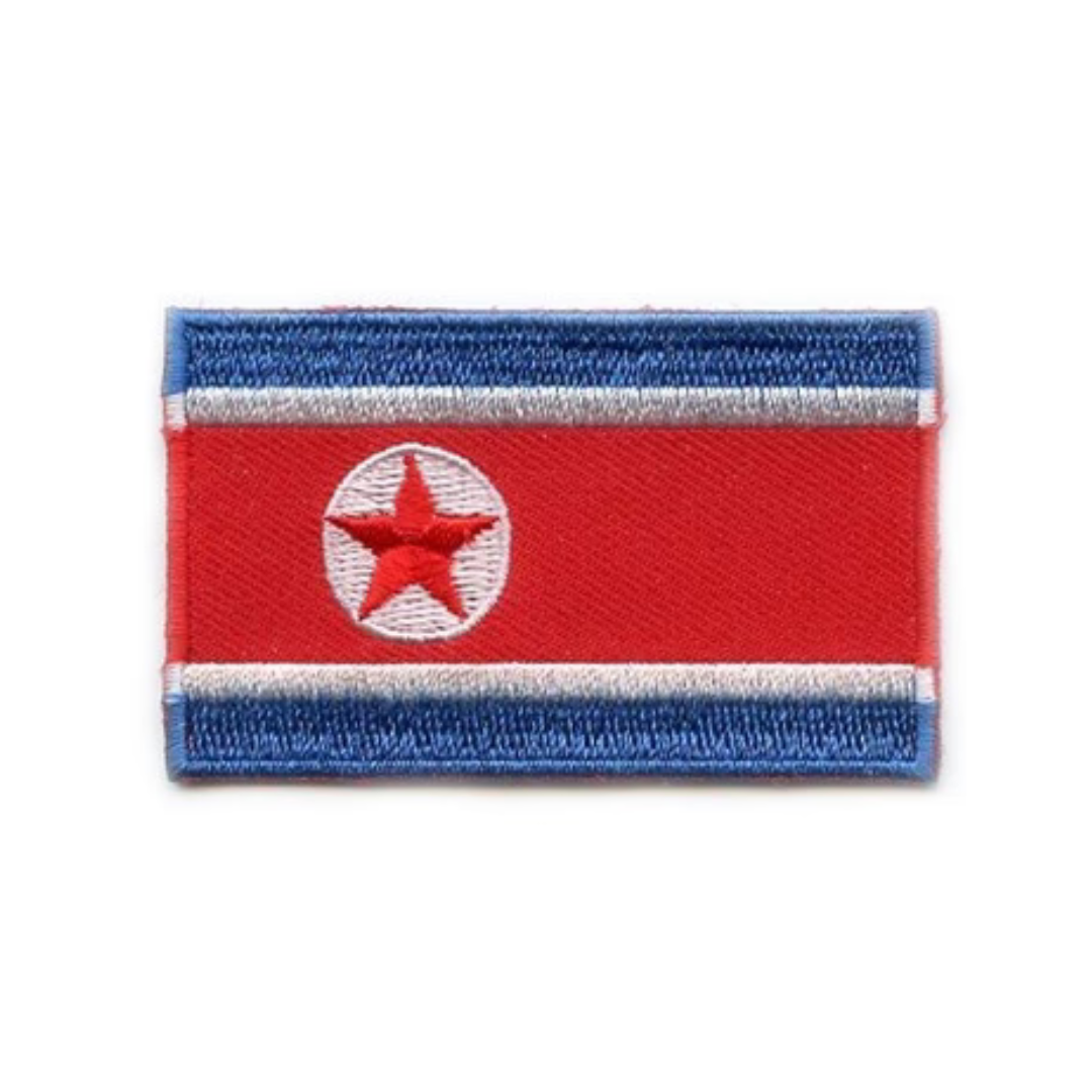 North Korea Flag Patch