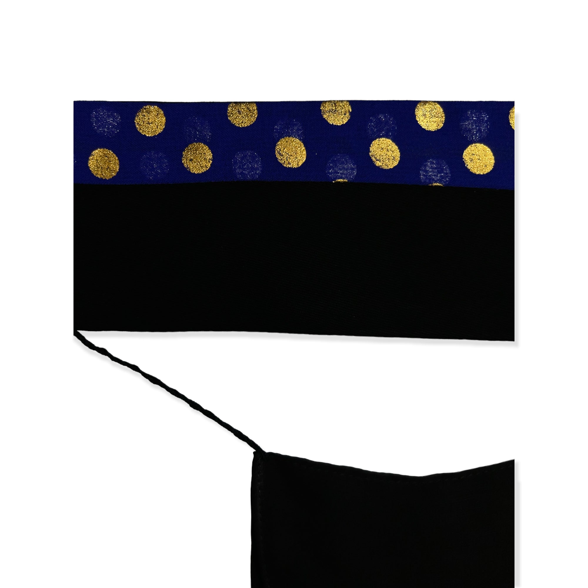 Polka-Dot Traditional Pattern Patch Work Face Veil Burqa